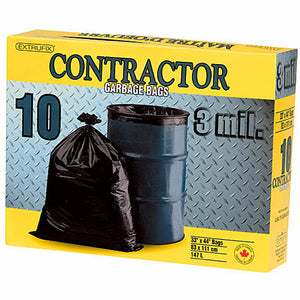 Contractor Garbage Bags 147l Box of 10
