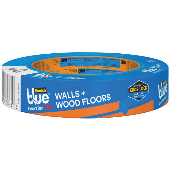 Scotchblue Painter's Tape Wall & Wood Floors 24mm Blue