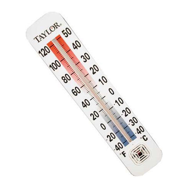 Taylor Indoor Outdoor Thermometer - Jumbo Number Wall Thermometer, 14.5in
