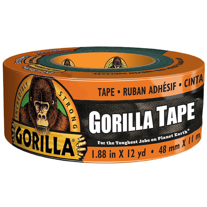 Gorilla Tape Tough 1.8"x12yd Black