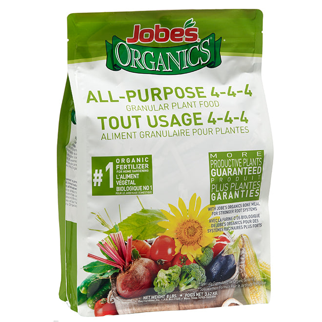 Jobes Organics All Purpose 4-4-4 Granules 8lb
