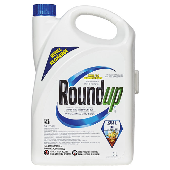 Roundup ready -to-use Weed & Grass Killer Refill  5L