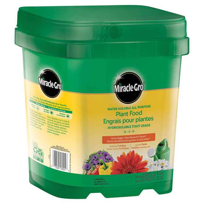 Miracle Gro All-Purpose Plant Food - Water Soluble - 1.5 kg