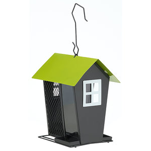 Perky Pet Metal Bird Feeder Grey/Green
