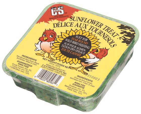 Sunflower Treat Suet Cake - 333 g