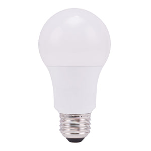 GE LED Bulb - A19 - 8.5 W - Plastic - Day Light - 8-Pack