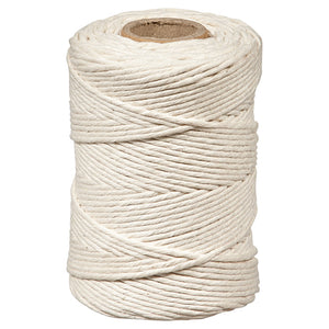 Ben-Mor Cotton Twine for Butchers- Twisted- Large 328' White