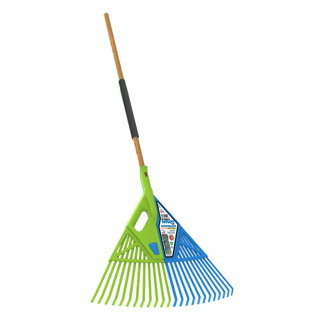 Uman Tools "Rake & Grabber" Leaf Rake 3-in-1 - 64" x 27"