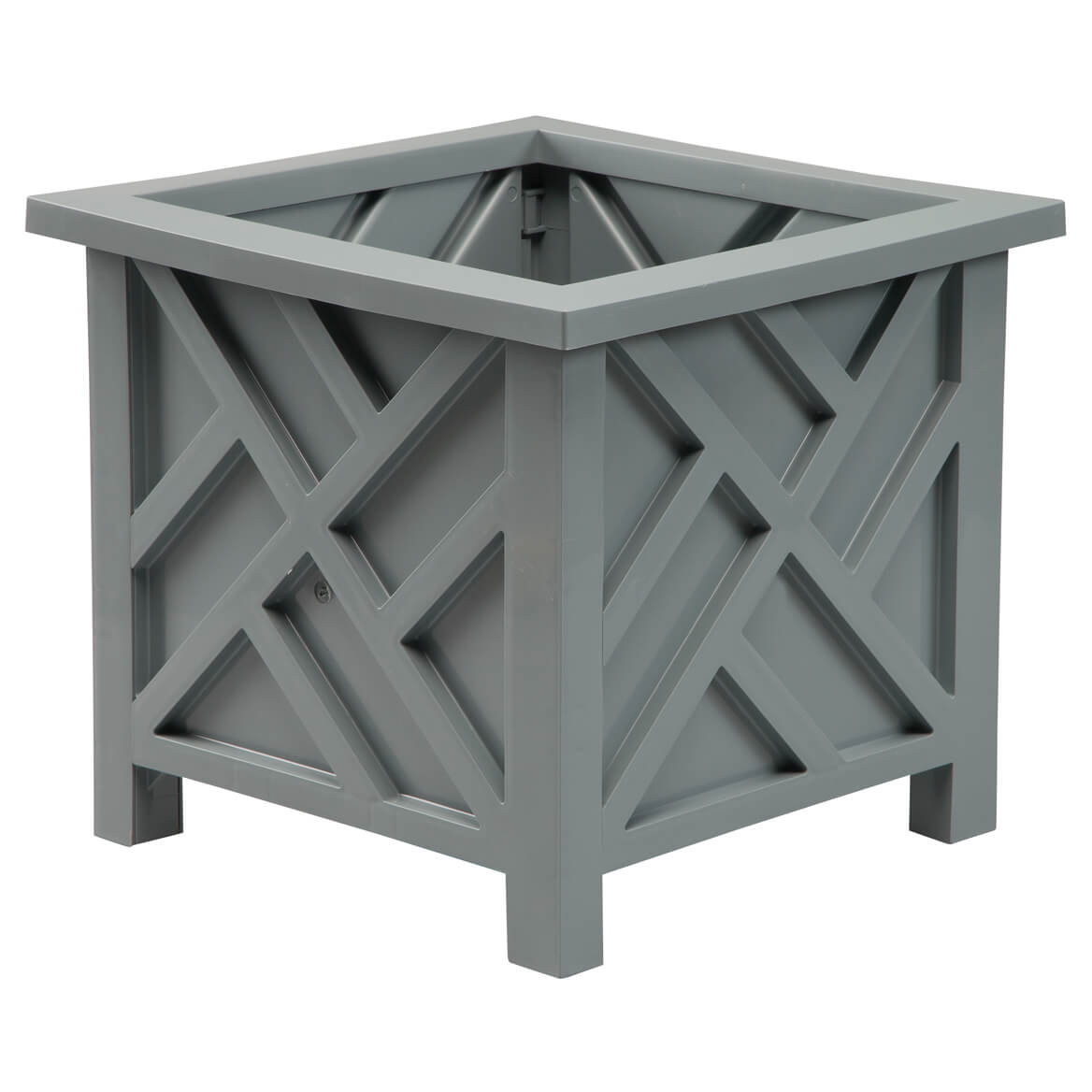 15" Chippendale Square Lattice Planter