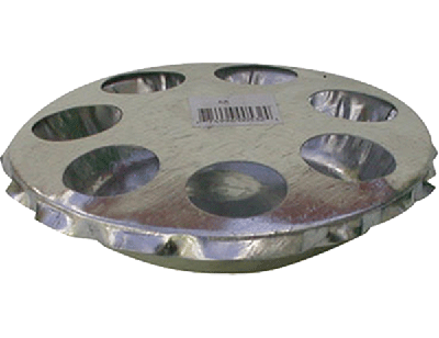 Galvanized Chick Feeder 6" diameter