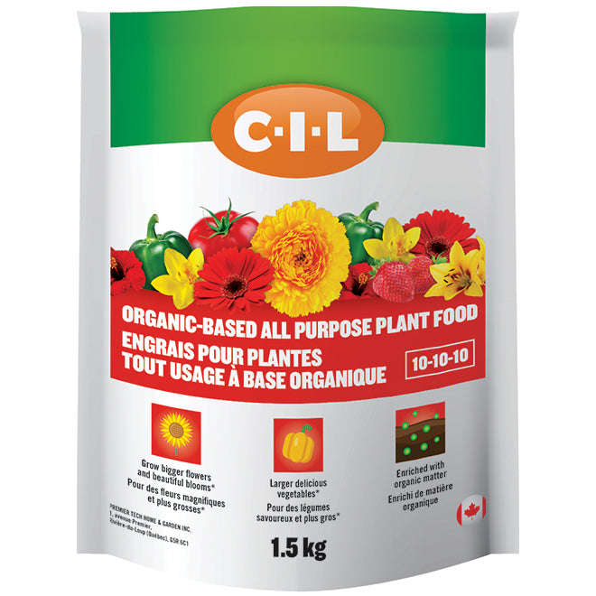 C-I-L Organic Based All Purpose Plant Food 10-10-10 5kg