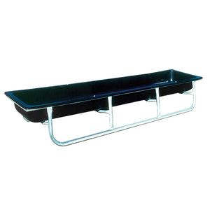 Bunk Feeder - Galvanized Steel/Poly - 120" x 32" x 14"