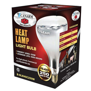 Canarm - 250W Infrared PAR38 Brooder Bulb - Clear