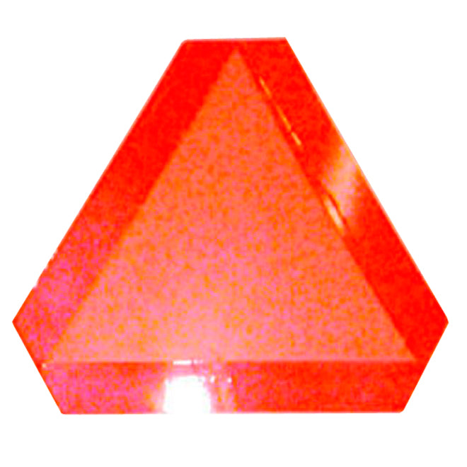 Slow Moving Vehicle Sign Flat Plastic
