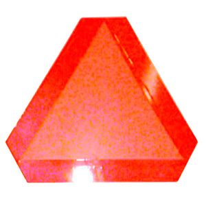 Slow Moving Vehicle Sign Flat Plastic