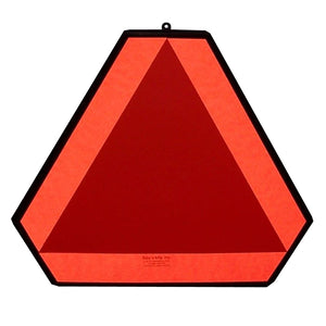 Slow Moving Vehicle Sign Flat Plastic