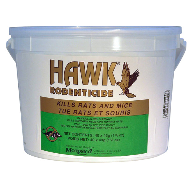 HAWK  Rodenticide - Hawk Bait Chunx - 1.7 lb