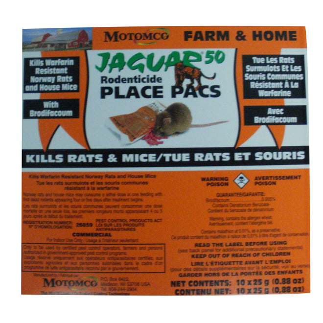 JAGUAR  Rodenticide - Jaguar Place - 25 g - 10-Pack