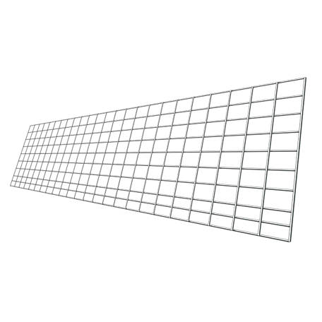 Cattle Fence Panel - 4GA Galvanized - 10 Line - 52" x 16'
