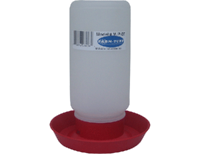 Poultry Fountain Waterer Jar and Base 1 qt