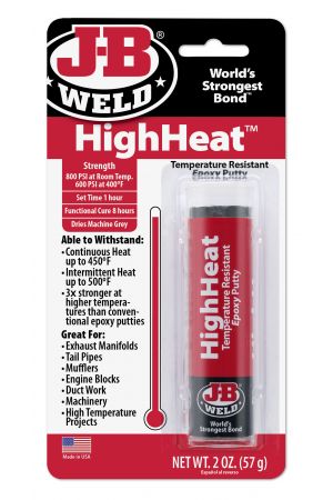 J-B Weld High Heat Epoxy Putty 57g