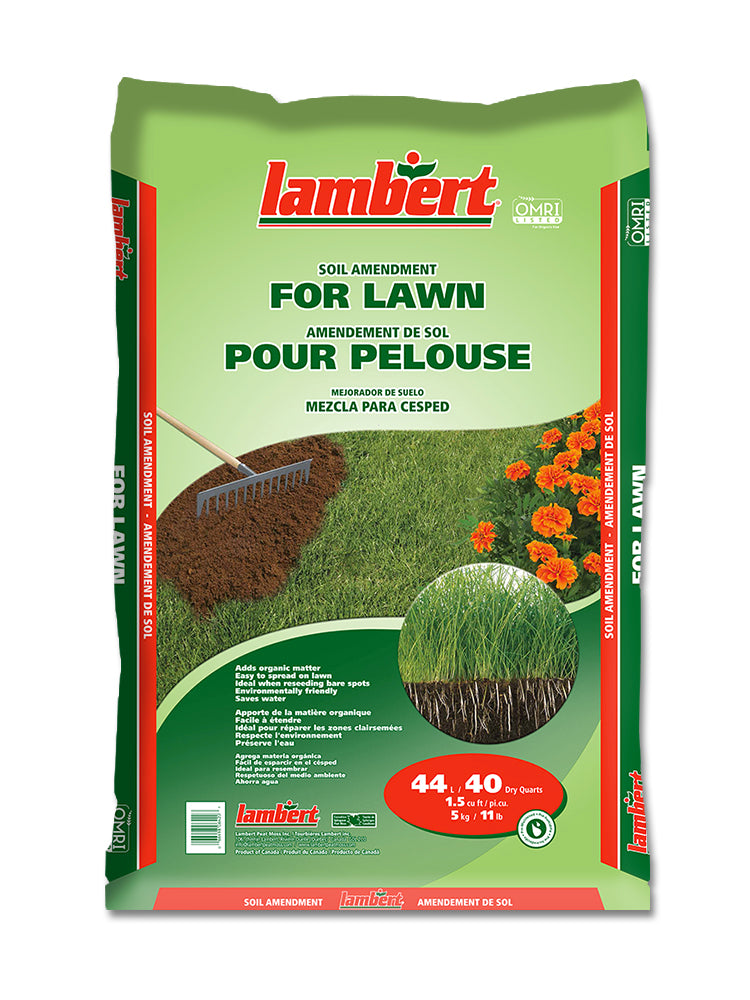 Lambert Organic Lawn Soil Amendment (OMRI Listed) - 44L
