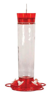 20 oz. Glass Hummingbird Feeder